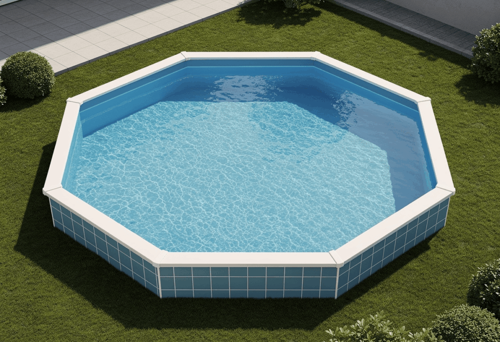 Calculer le volume d'une piscine hexagonale ou octogonale