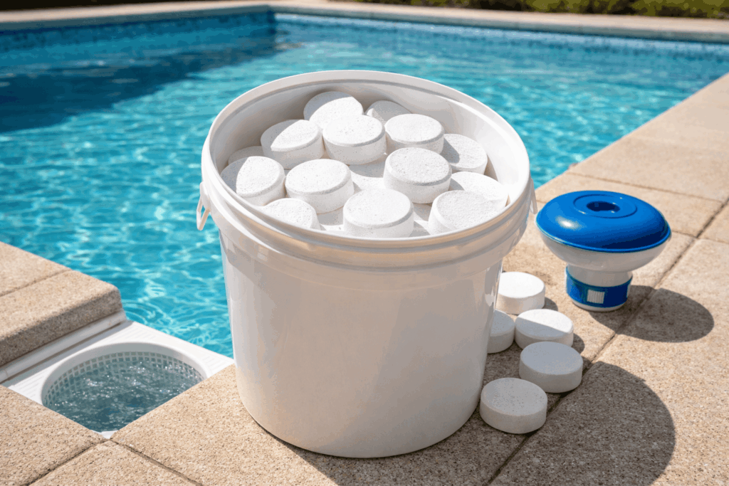 Comment le chlore fonctionne dans l'eau