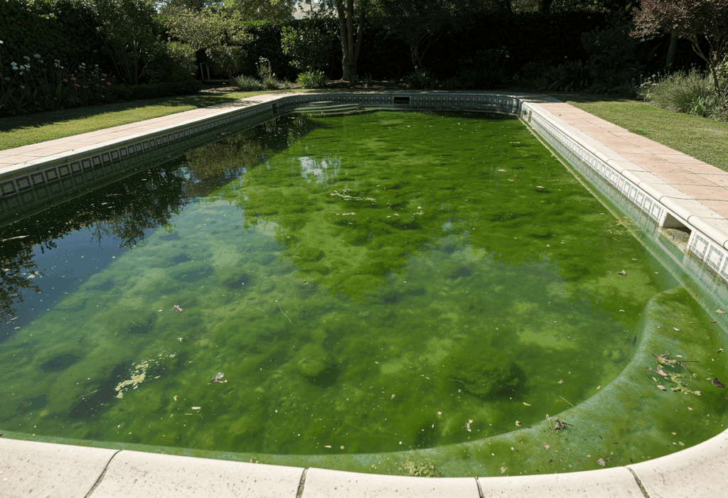 Pourquoi votre piscine est devenue verte