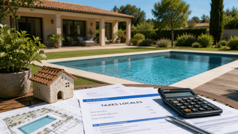 Quels sont les impôts et taxes sur une piscine