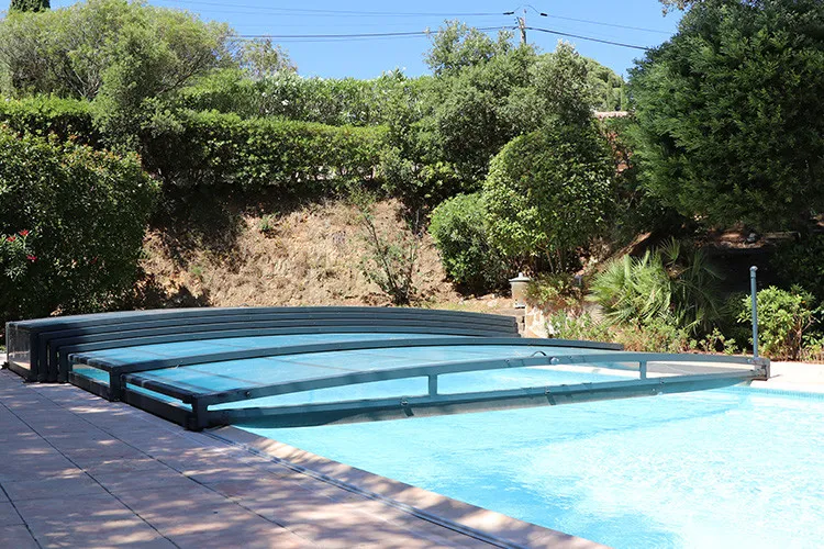 Abrisud abri piscine bas télescopique