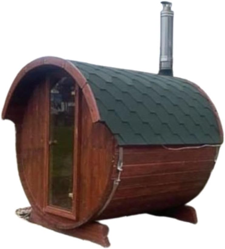 Drôle de Cabane sauna tonneau extérieur épicéa Harvia