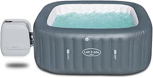 Bestway Hawaii HydroJet Pro jacuzzi extérieur carré 4-6 places