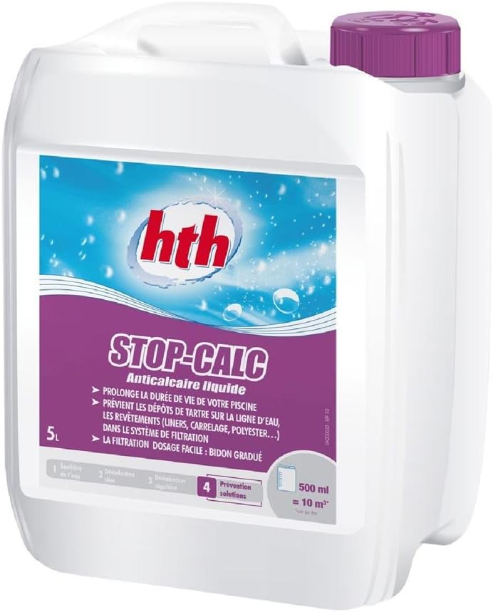 HTH Stop-Calc anti-calcaire liquide 5 litres piscine