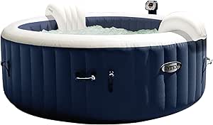 Intex PureSpa Plus gonflable 2 places bulles jets FiberTech