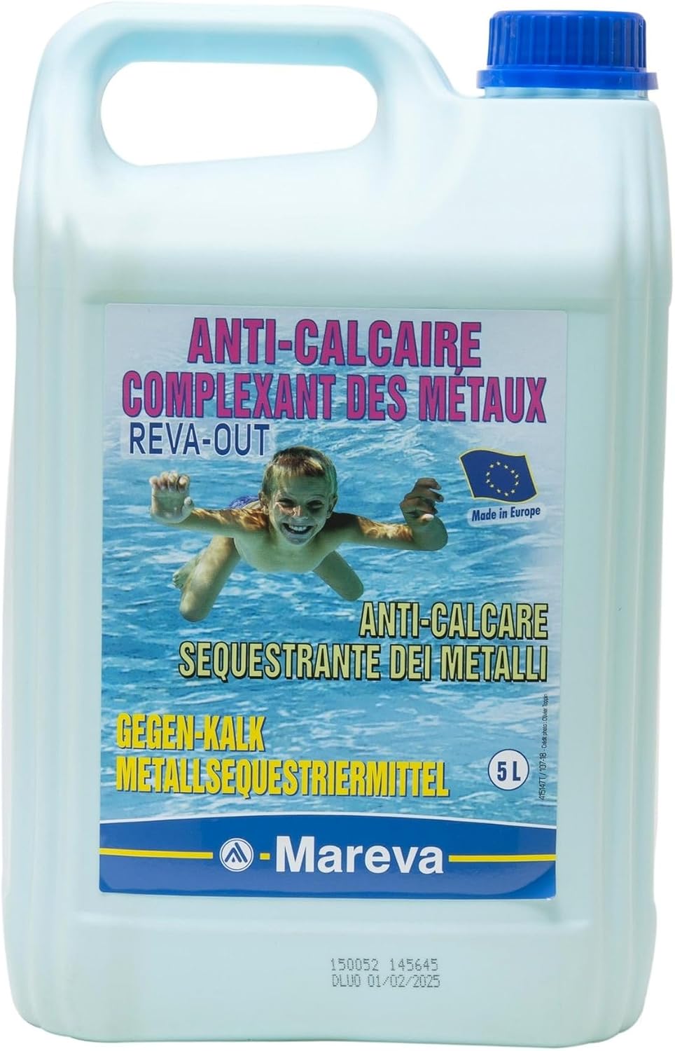 Mareva Reva-Out anti-calcaire préventif curatif détartrant piscine