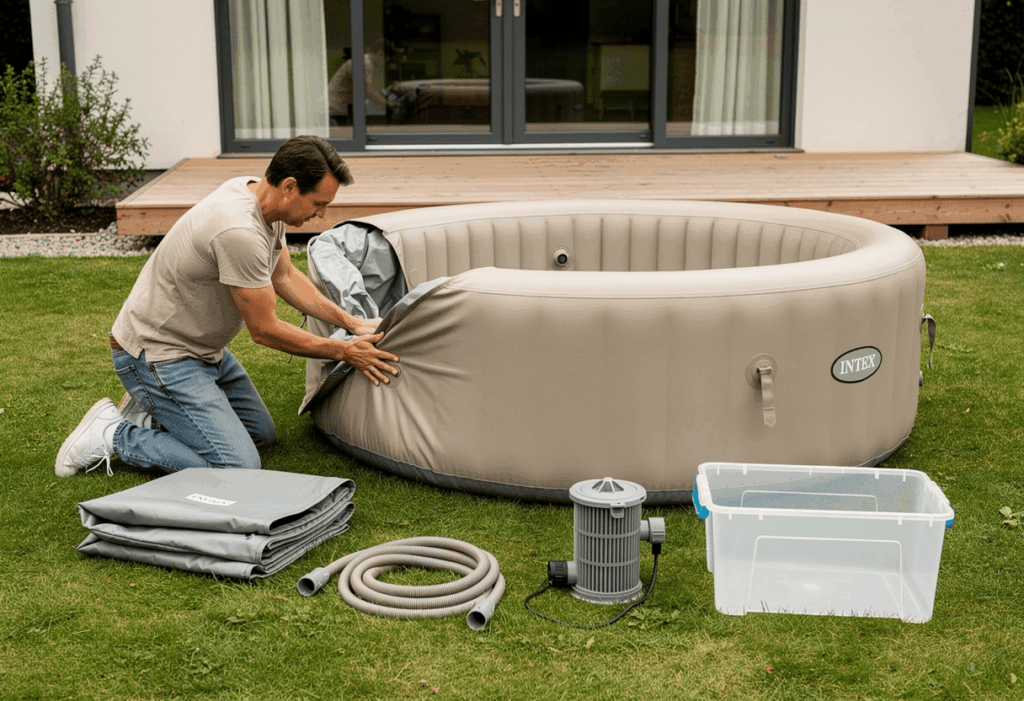 Dégonfler un spa Intex
