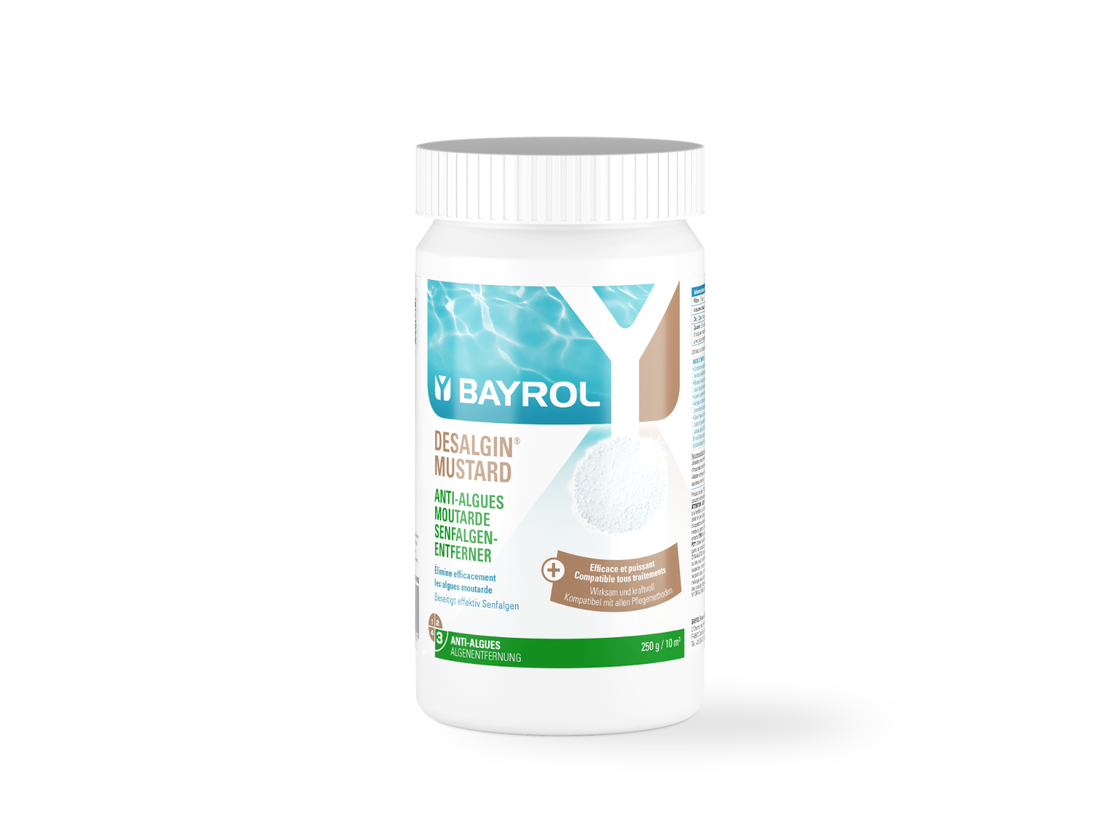 Bayrol Desalgin Mustard poudre 1,5 kg anti-algue moutarde piscine