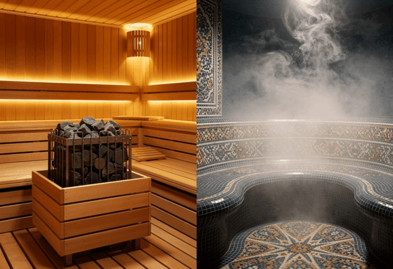 Les différences concrètes entre sauna et hammam