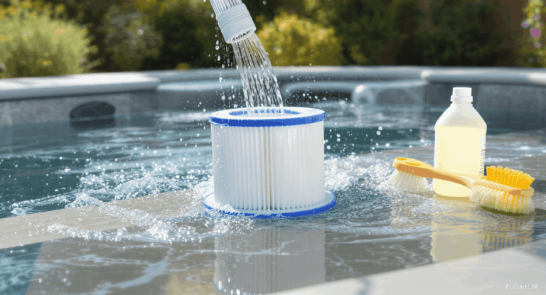 Nettoyage d'un filtre de spa