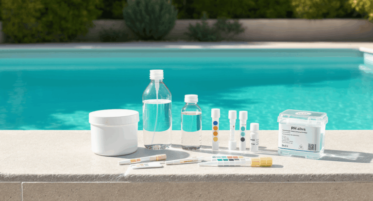 Produits pour remonter le pH d'une piscine