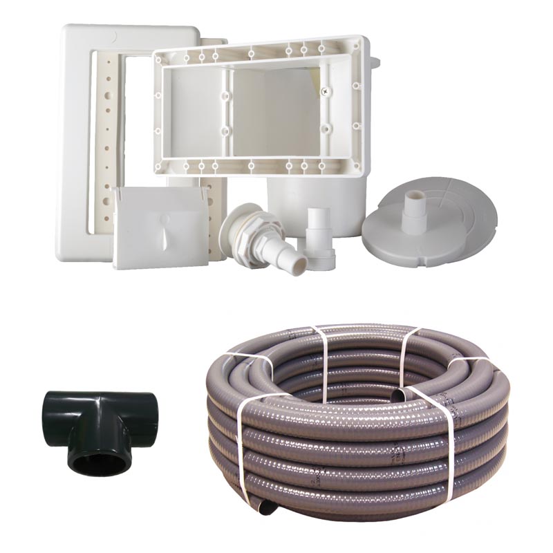 Gré Madagascar kit piscine enterrée acier 8x4 m