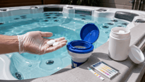 Dosage des pastilles de brome pour un spa