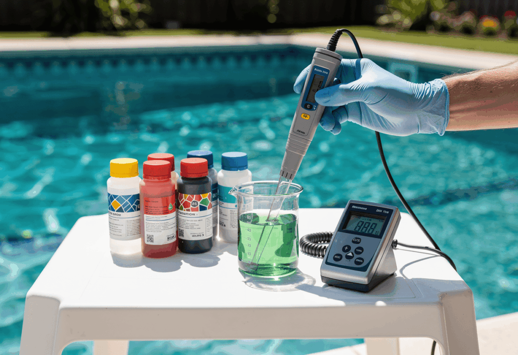 Étalonnage de la sonde avec une solution tampon