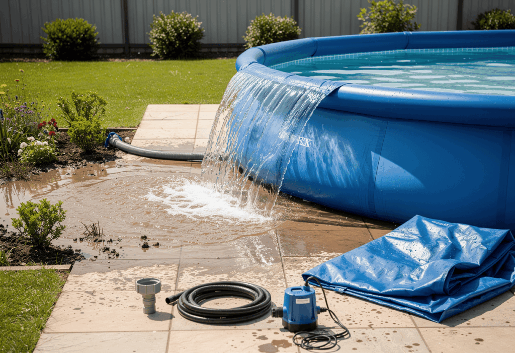 Les erreurs qui abîment la piscine ou le terrain