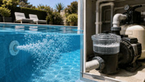 Les signes d'une prise d'air dans le circuit de filtration